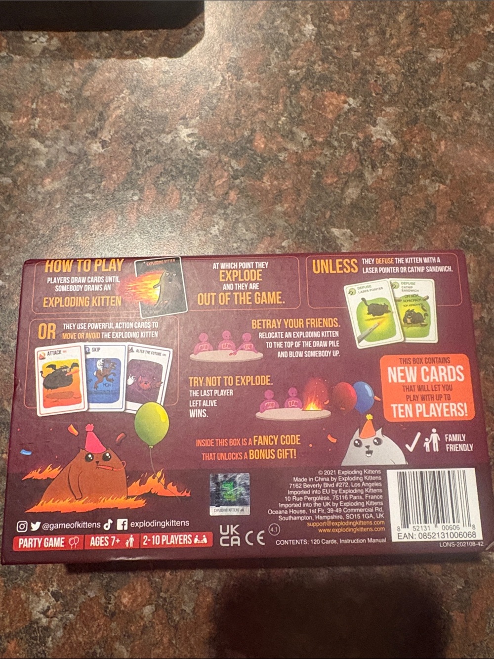 Exploding Kittens Party Pack Card Game - Picture 2 of 3